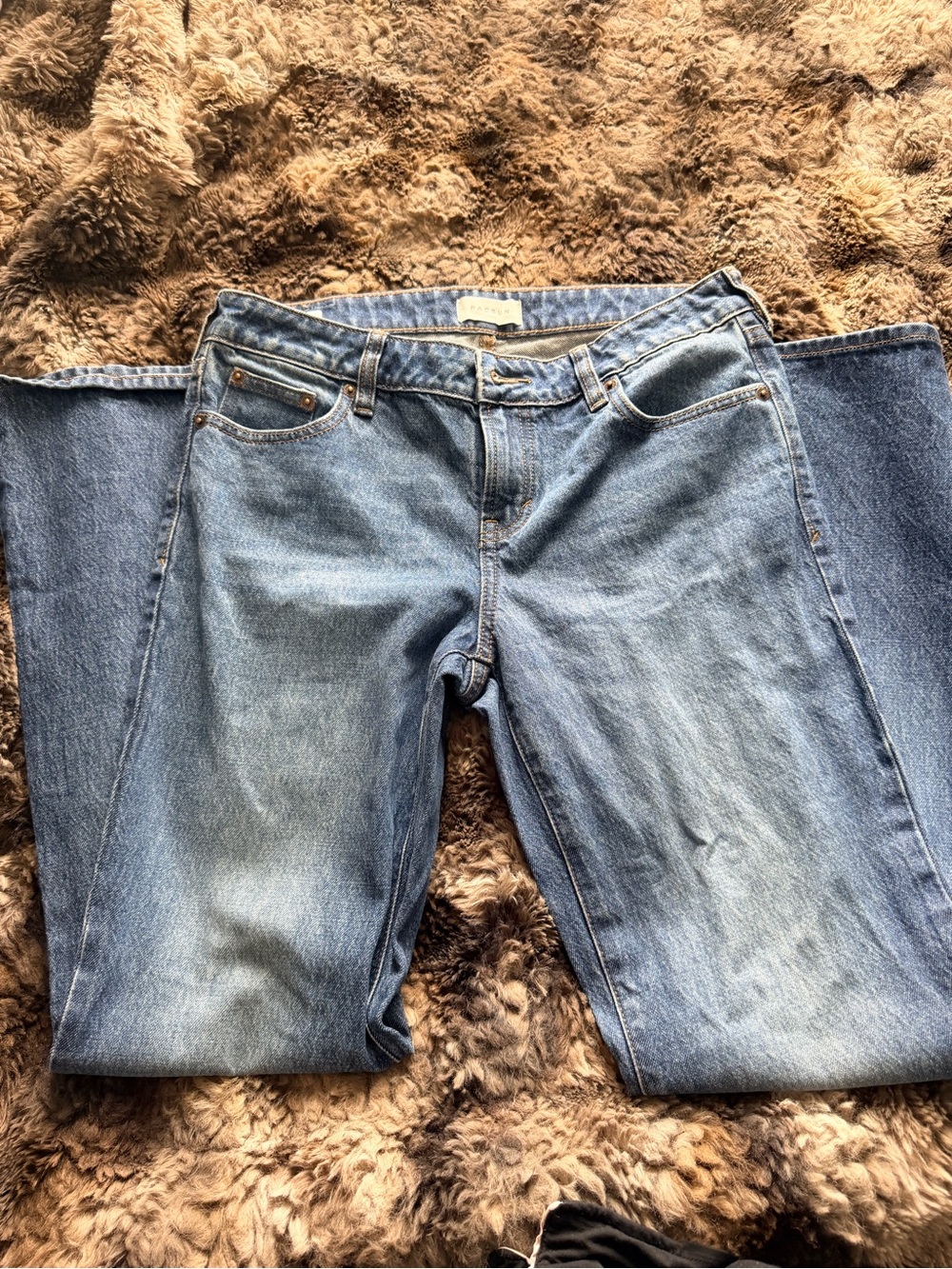 Pacific Sunwear Low Rise Light Blue Straight Leg Jeans